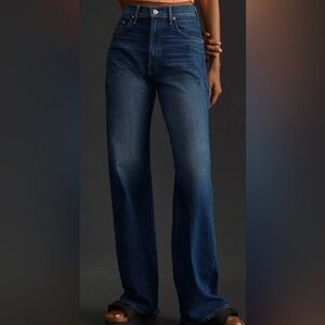 MOTHER the Lasso Heel Jean. Wide leg high rise denim. Size 28.